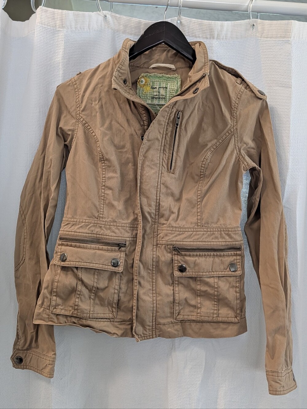 Free People Vintage Tan Corduroy Jacket